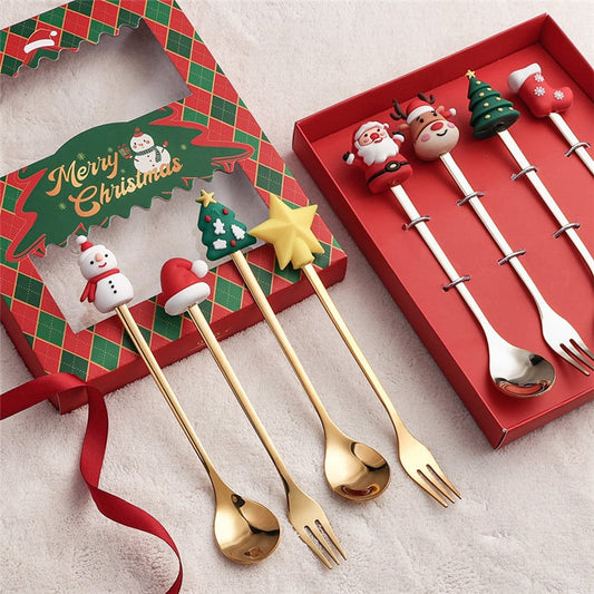 Christmas Cutlery Set-4PCS