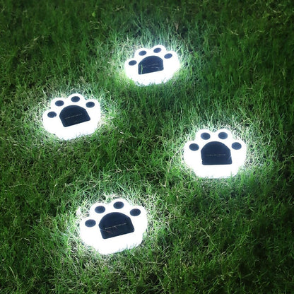 LED Solar Paw Lights