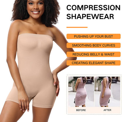 Bodysuit Shapewear with Removable Strap