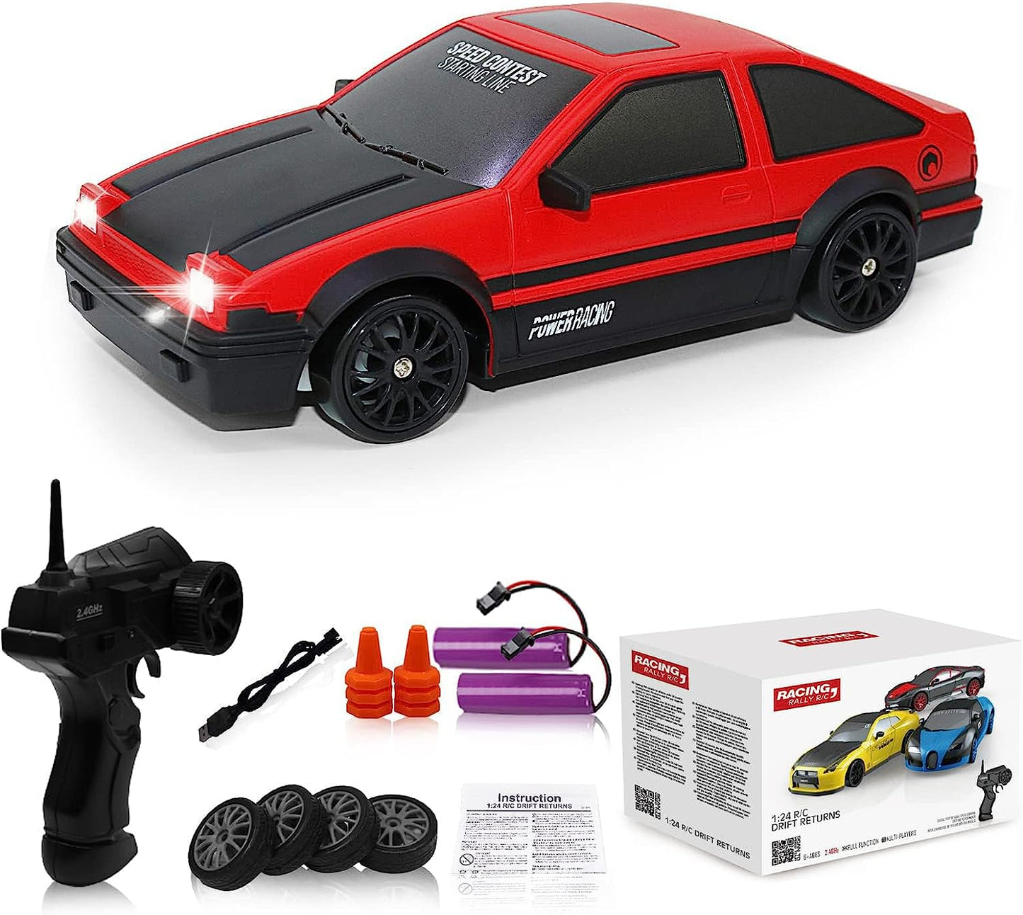 Tabletop Drift RC Car（Extreme speed and tough shell）