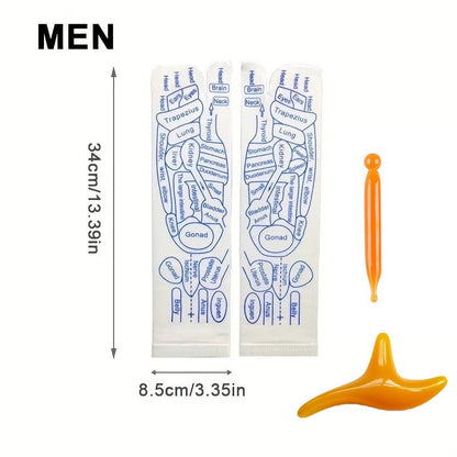 Reflexology Socks with Trigger Point Massage Tool