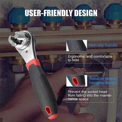 Hot Sale 49% OFF - Adjustable Ratchet Wrench