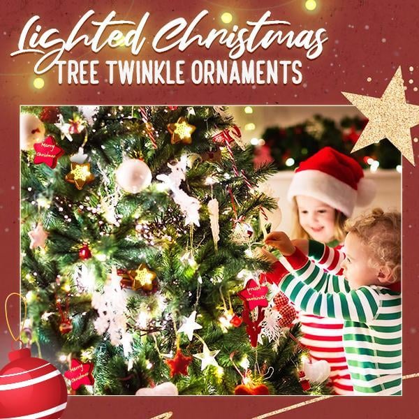 🎁Lighted Christmas Tree Twinkle Ornaments