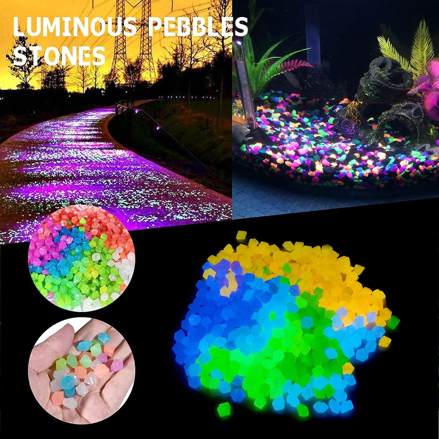 🔥Glowing Garden Pebbles