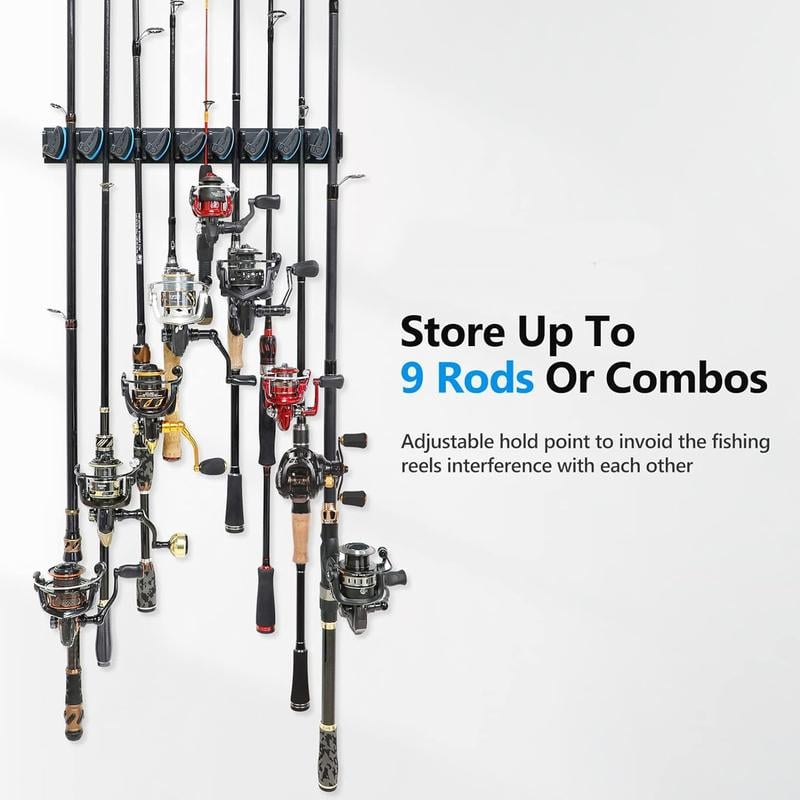 ✨LAST DAY ONLY 49% OFF🔥Wall Mounted Fishing Rod Rack