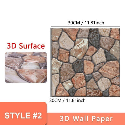 🌟Big Sale -3D Peel and Stick Wall Tiles(30cmx30cm)