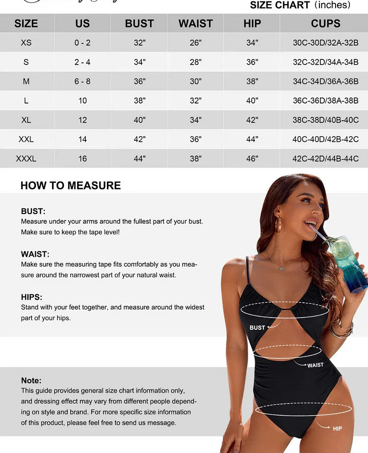 🔥 2024 summer essentials ⭐Women's one-piece swimsuit tummy control swimsuit