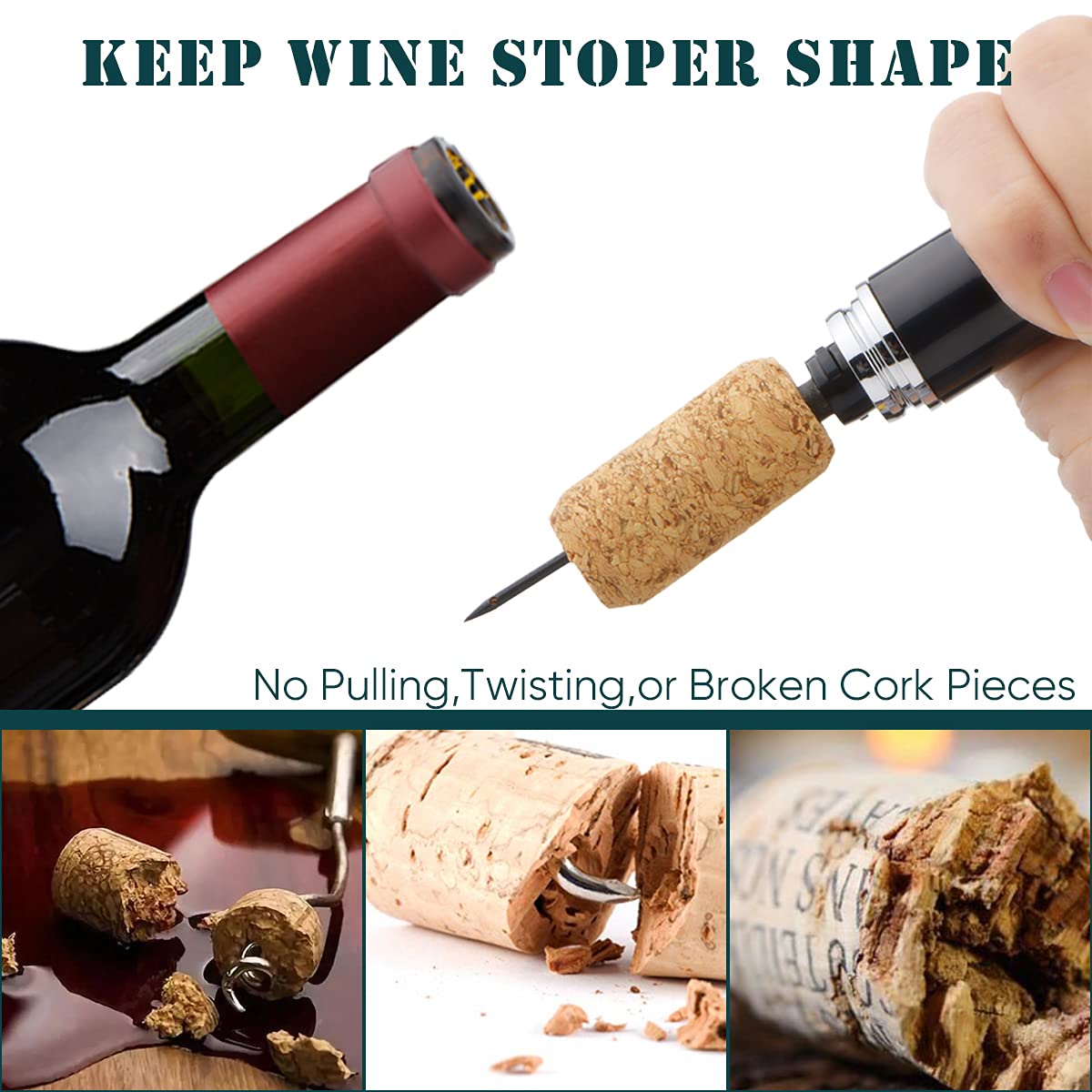 Air pressure wine corkscrew🍾