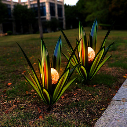 (🍀Garden Upgrade)Waterproof Solar Garden Agave Lamp