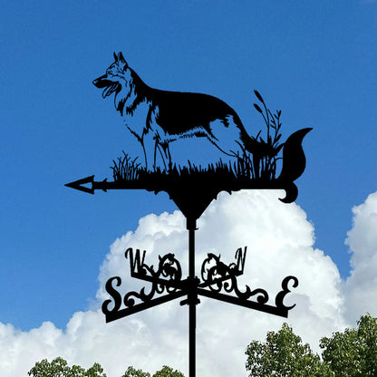 Creative stainless steel weather vane