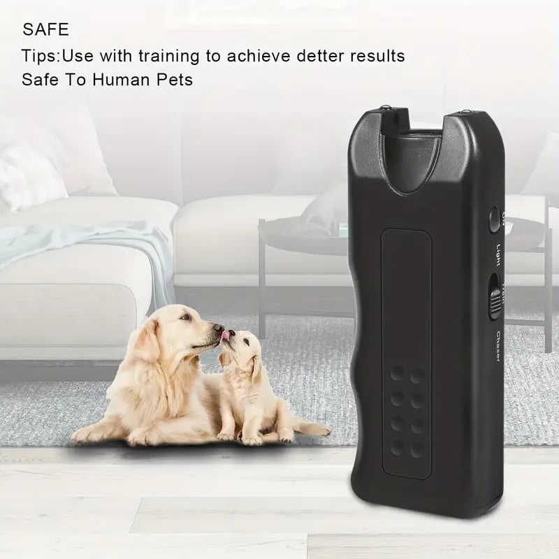 🔥Last Day Sale🔥-Handheld Bark Control Luminous Ultrasonic Dog Repeller