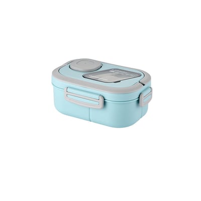 Lunchport Portable Lunch Container with Compartments & Carrying Handle