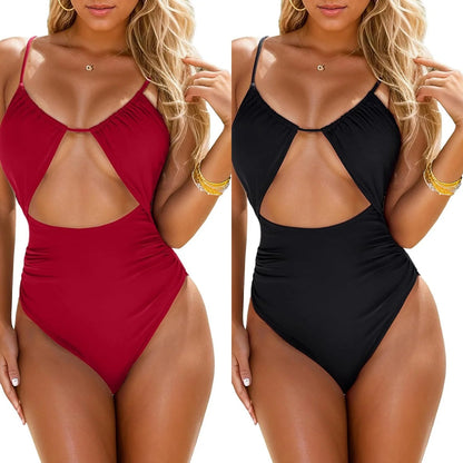 🔥 2024 summer essentials ⭐Women's one-piece swimsuit tummy control swimsuit