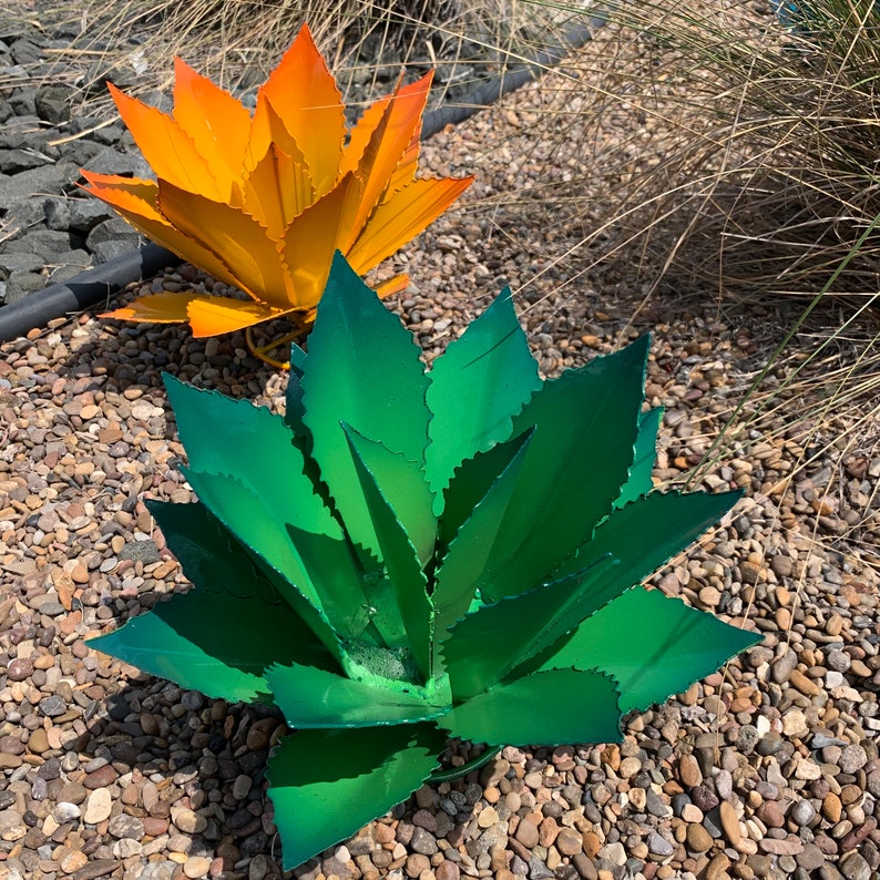 Decorative  metal plant agave  - Garden Art