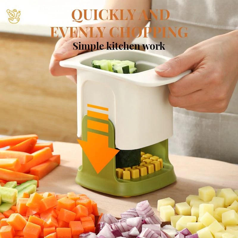 2024 New Design 2-in-1 Vegetable Chopper Dicing & Slitting