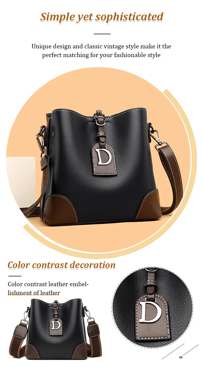 ✨This Week's Special Price $32.99💥💗Genuine Leather Niche Women's Shoulder Bag👜