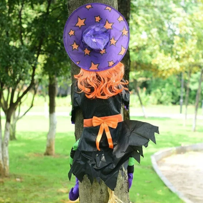 🎃Large Crashing Witch Halloween Decorations🧙‍♀