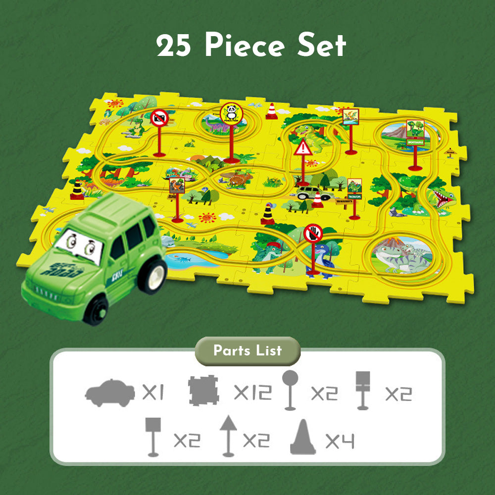 New children's car track puzzle set🧩