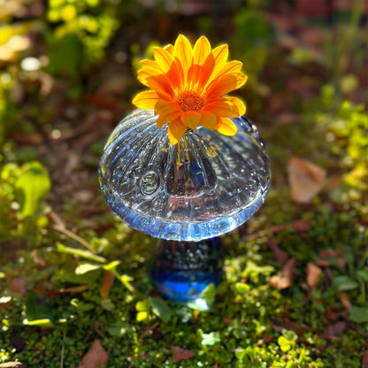 Glass Mushroom Vases