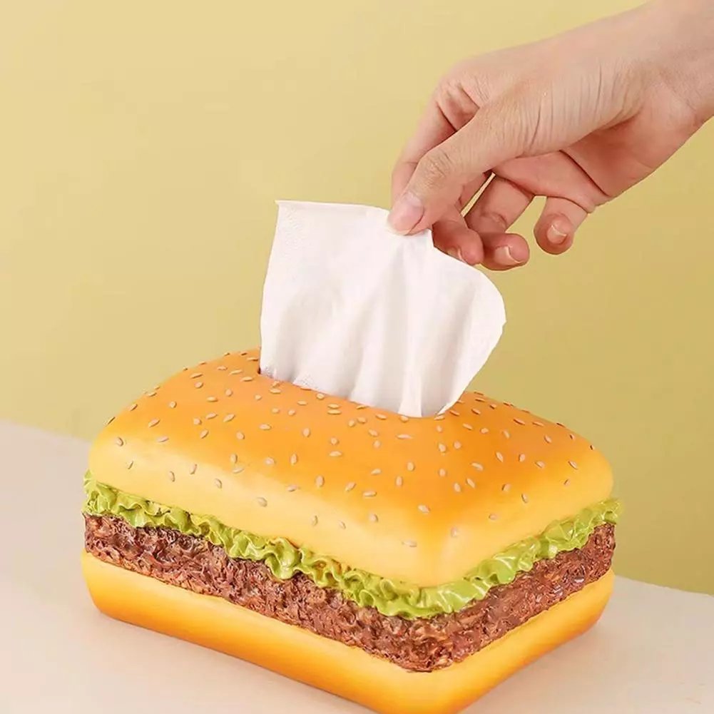 🔥Last Day Promotion - 49%OFF🔥Funny Hamburger Tissue Box