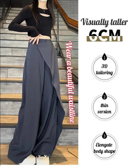 Lrregular Splicing Drape Suit Pants  49%OFF