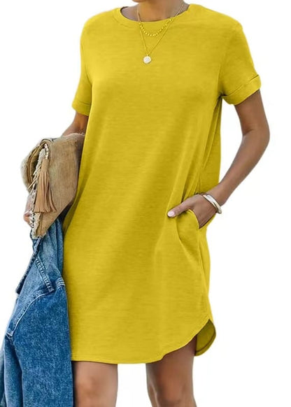 Short Sleeve T-shirt Dress(Buy 2 Free Shipping)