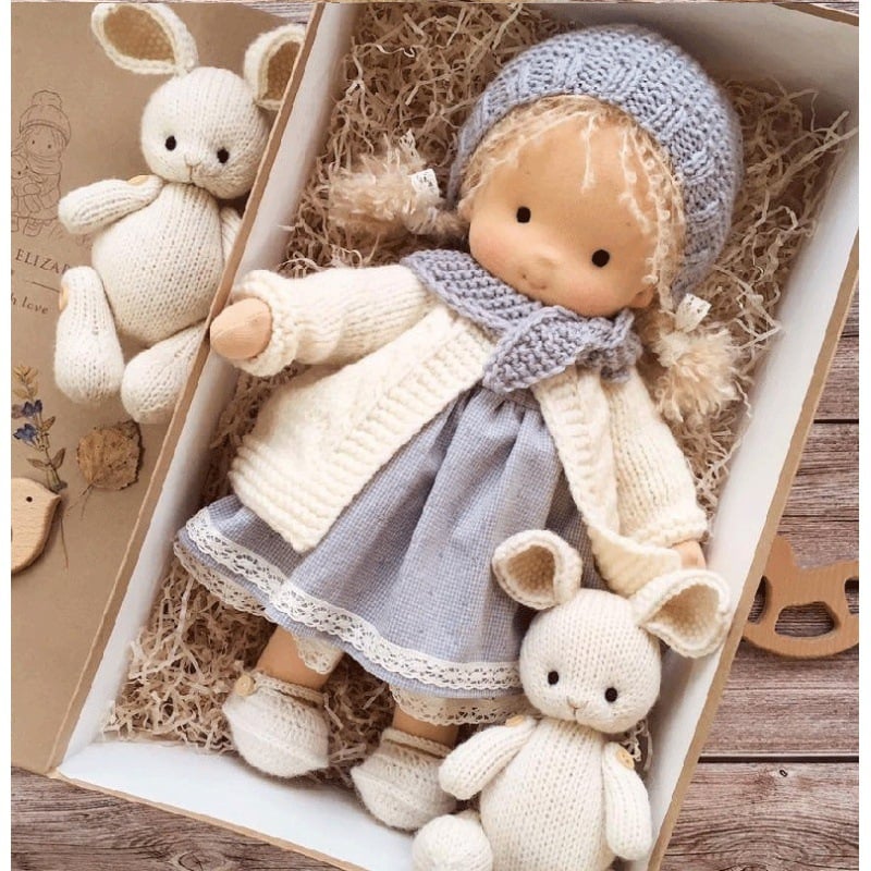 🎁🎁The Best Gift for Kids-Handmade Waldorf Doll👧(Buy2 Free Shipping)