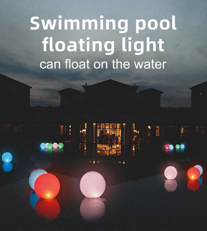 Pool Decoration🎉LED Light 16 Colors Luminous Beach Ball