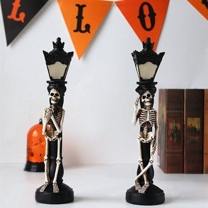 🎃 Resin Skeleton Decoration Light & Skull Crow Light