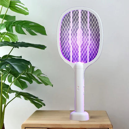 2-in-1 Electric Swatter & Night Mosquito Killing Lamp