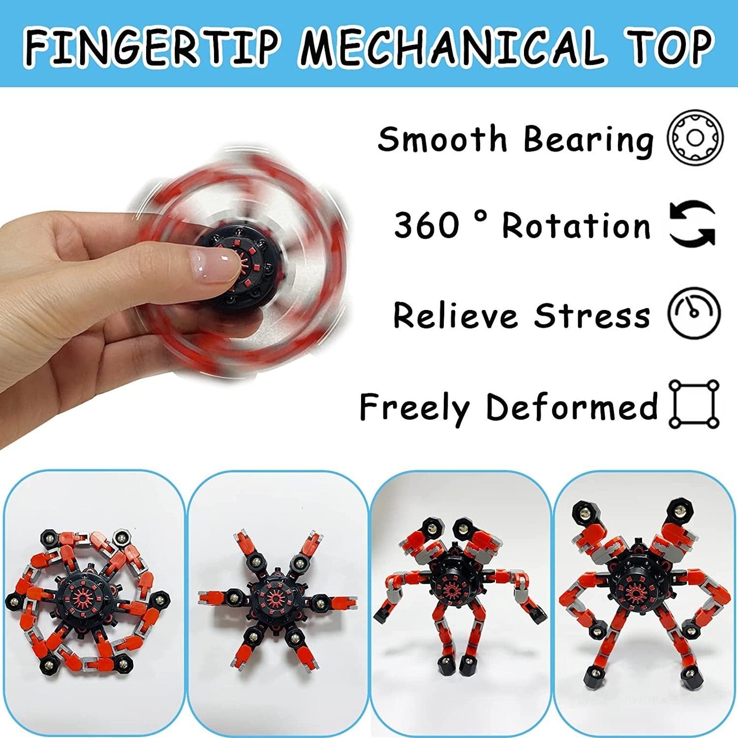 🎅Transformable Fingertip Spinners