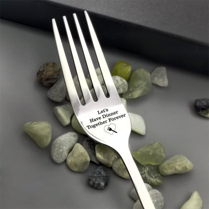 Engraved Fork - Best Funny Gift For Loved One