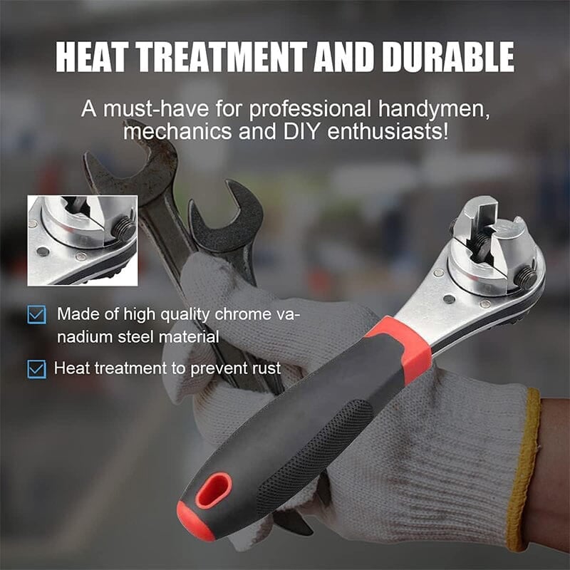 Hot Sale 49% OFF - Adjustable Ratchet Wrench