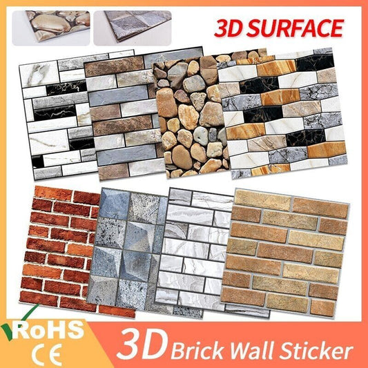 🌟Big Sale -3D Peel and Stick Wall Tiles(30cmx30cm)