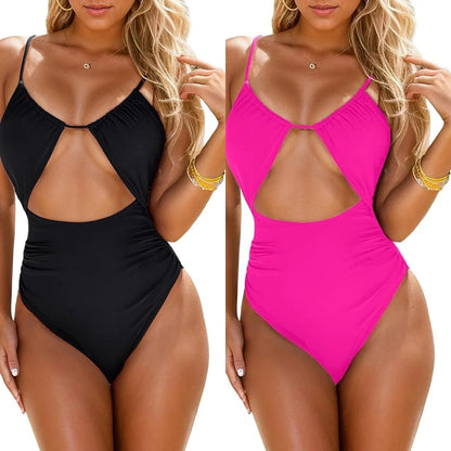 🔥 2024 summer essentials ⭐Women's one-piece swimsuit tummy control swimsuit