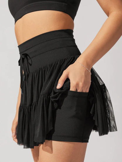 ✨Summer- 49% OFF💖Tiered Skort with Pockets