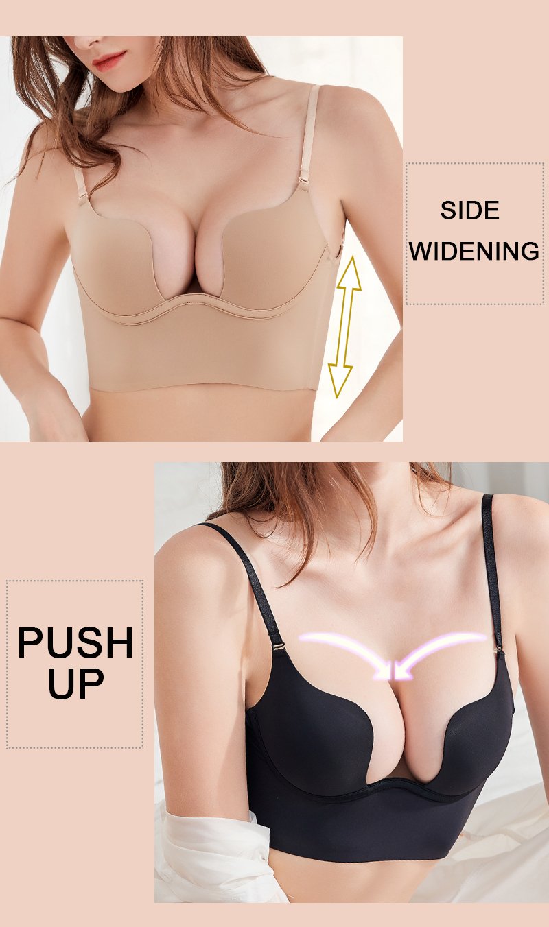 2024 New Design Backless strapless bonded invisible bra