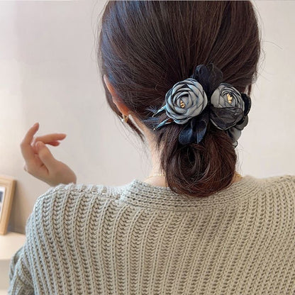 2024-new-high-end-hair-accessories-flower-ball-hair-clip-for-women