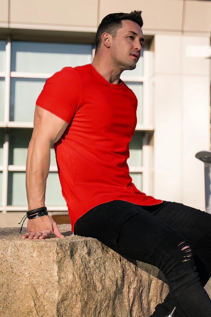 ESSENTIAL DROP-CUT T-SHIRT