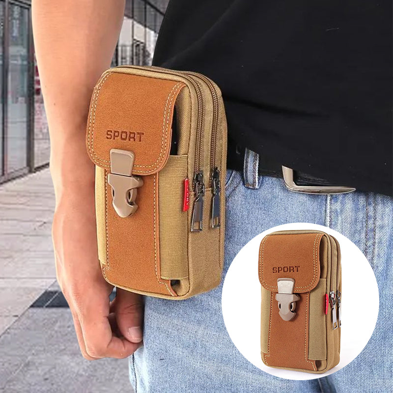 2024 New Design Men's Mobile Phone Sports Bag