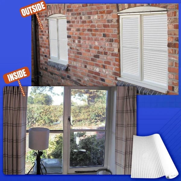 🎁2024 New Design One-Way Imitation Blinds Privacy Window Cover