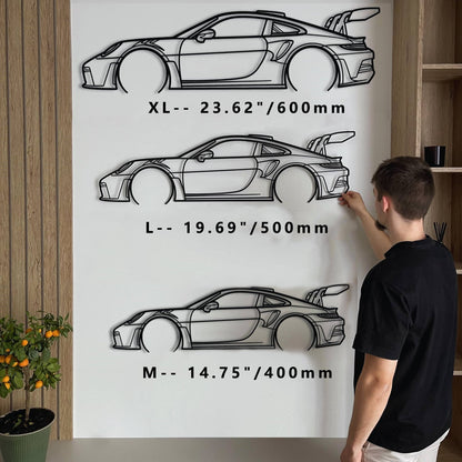 🎁🔥Car Metal Outline (Wall Artist)