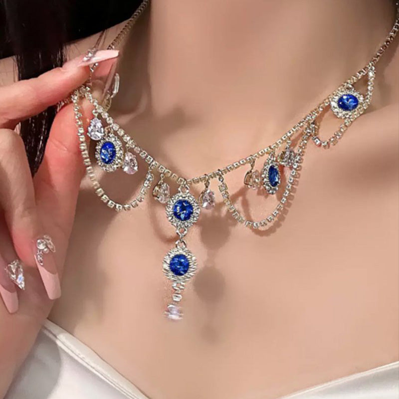 🔥2024 Hot Sale 🔥French Blue Necklace--(Heart of the Ocean)