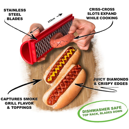 Hot Dog Criss-Cross Slots Slicer