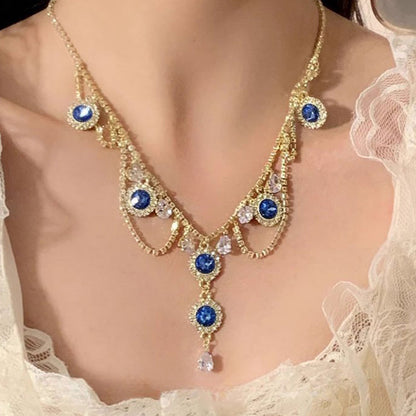 🔥2024 Hot Sale 🔥French Blue Necklace--(Heart of the Ocean)