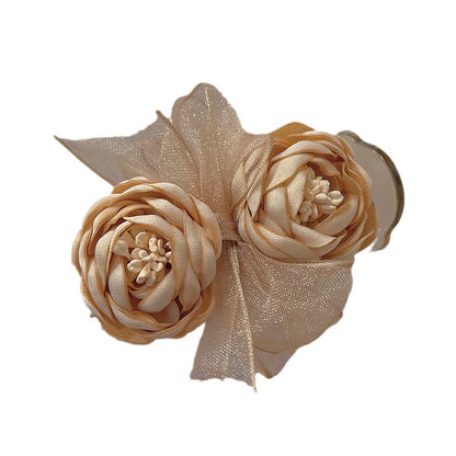 2024-new-high-end-hair-accessories-flower-ball-hair-clip-for-women