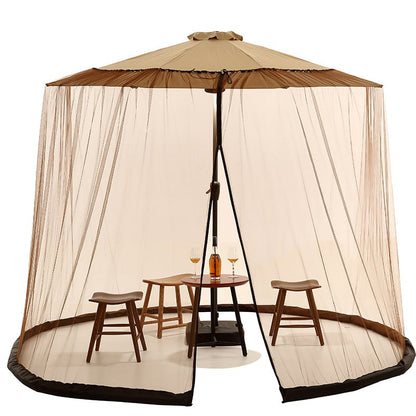 7.5-10 FT Patio Umbrella Mosquito Net