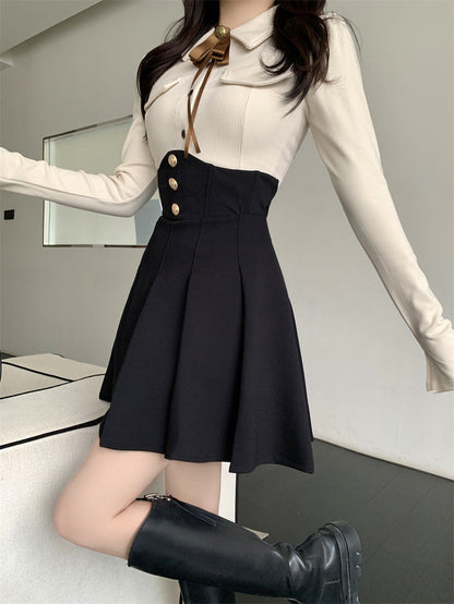 Women's Casual Waist Shaping Slim Dress