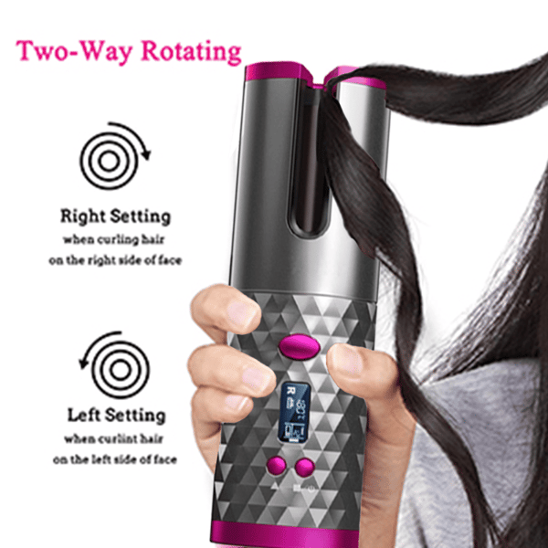 Last Day Promotion 49% OFF Auto Rotating Ceramic Hair Curler