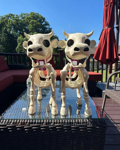 🔥 Cow & Horse Skeleton Halloween Decorative Prop